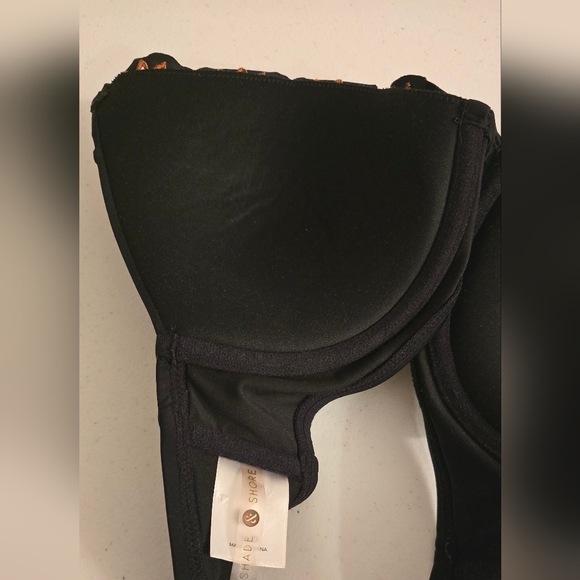 Women's Tropics Light Lift Eyelet Trim TriangleBikini Top-Shade & Shore Size 34D - Picture 11 of 13